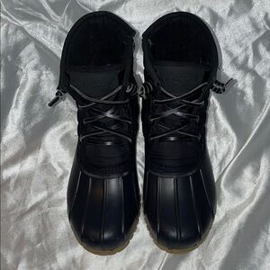Nautica Black Winter Rain Duck Boots